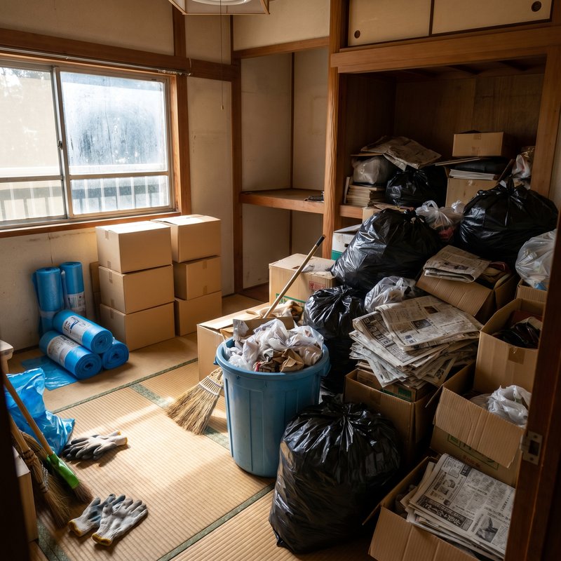 ゴミ屋敷片付けサービス｜大阪・寝屋川のまるっと片づけ隊